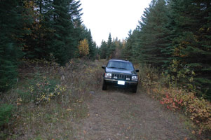 Due to a large mud puddle we finally had to stop exploring.